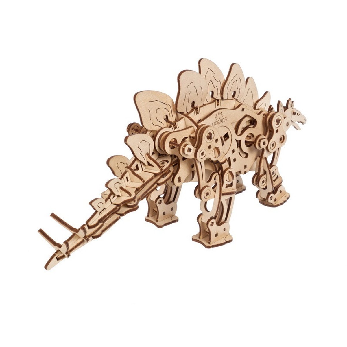 Puzzle 3D Stégosaure beige, UGEARS