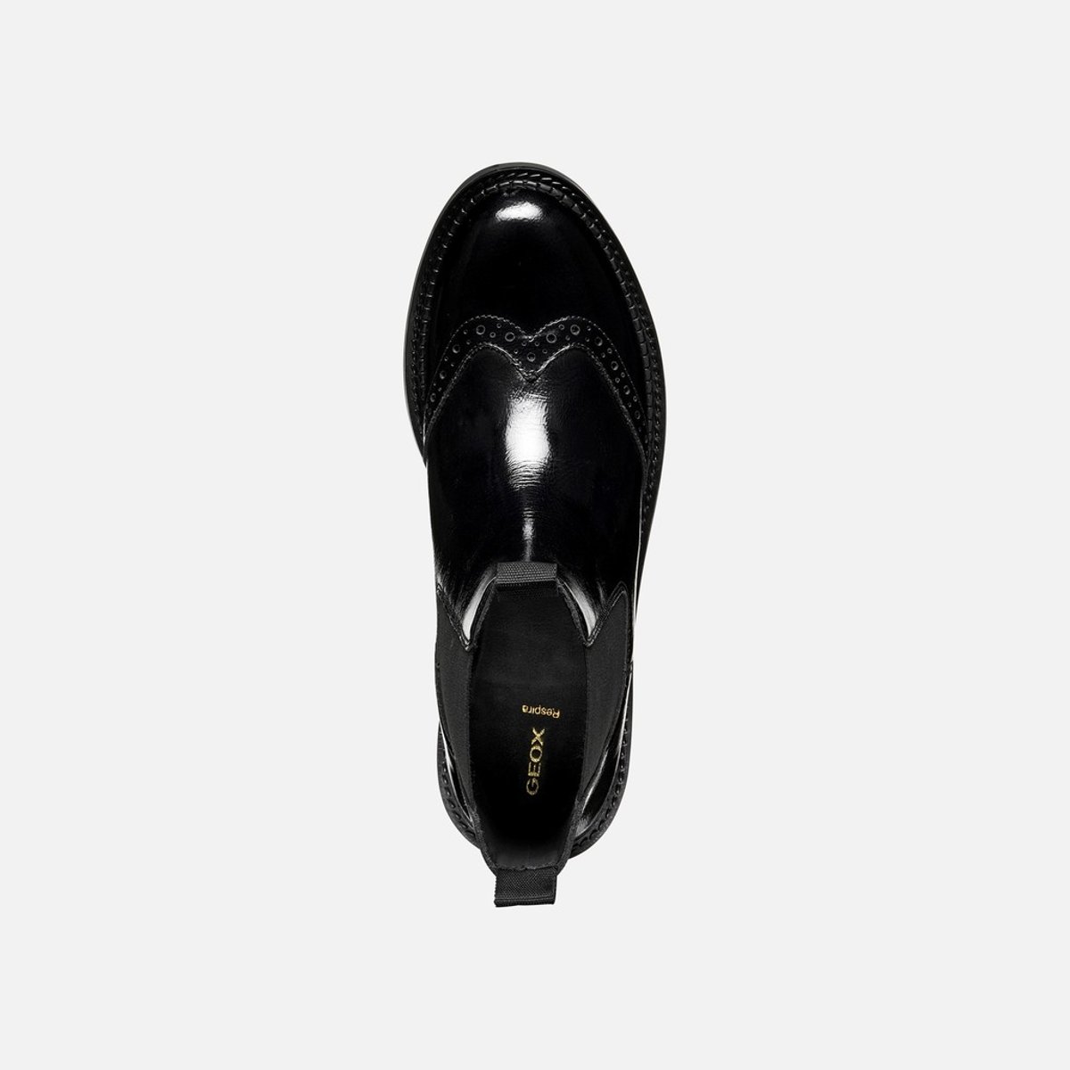 Bottines chelsea en cuir, SERILDA noir, GEOX