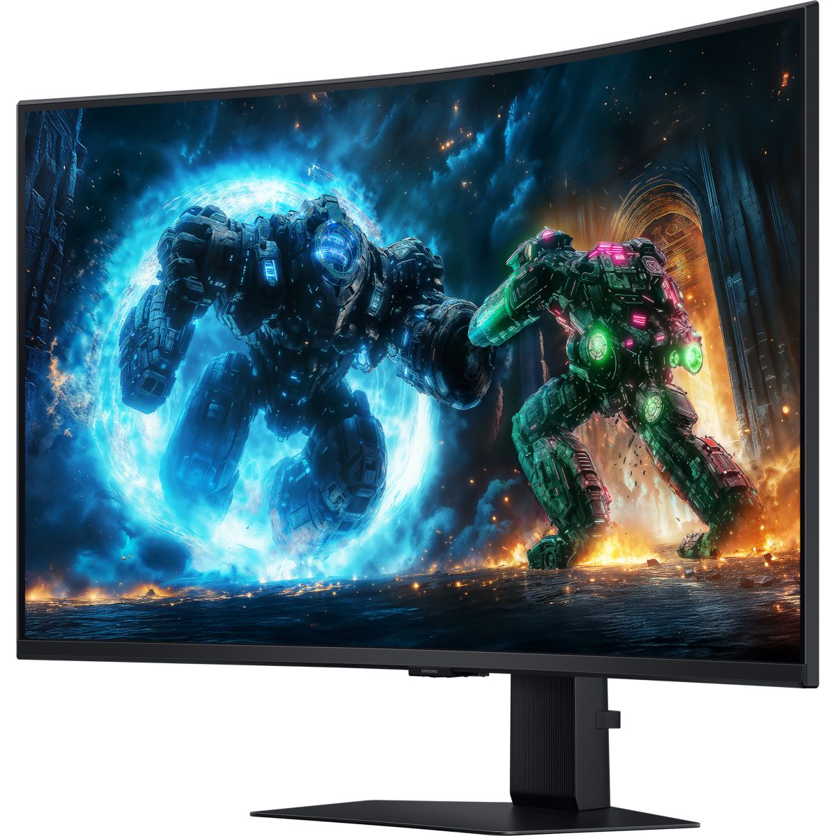 Ecran PC Gamer ODYSSEY G7 40" Incurvé 1000R DUHD 180Hz VA HDR 600 HDMI 2.1 AMD FreeSync couleur unique, SAMSUNG