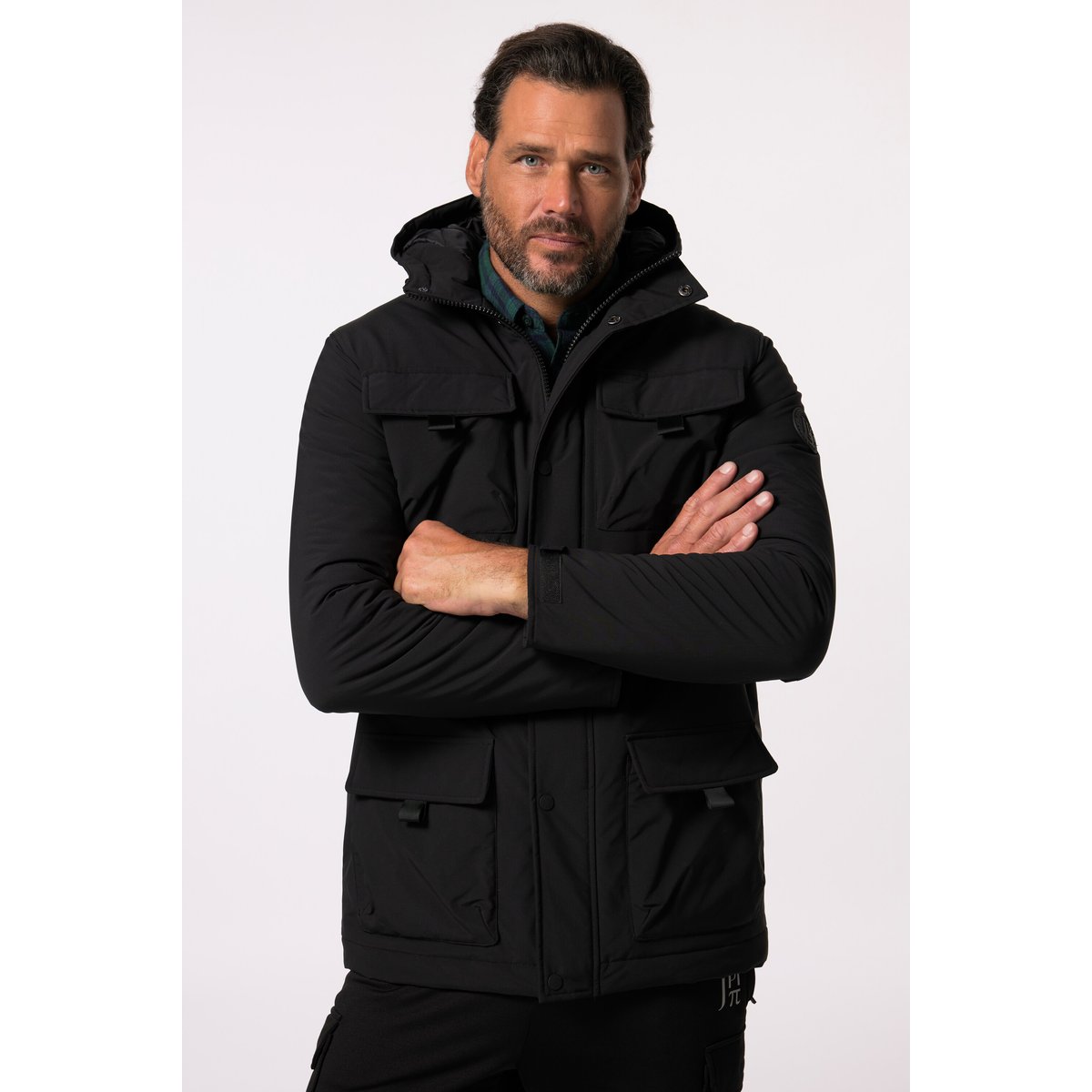Veste de treillis, collection Outdoor noir, JP1880