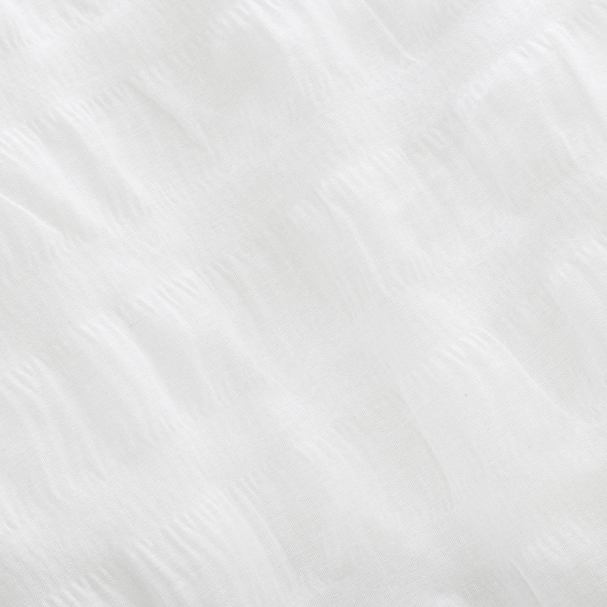 Parure de lit en polycoton gaufré IRHIA blanc, ATMOSPHERA