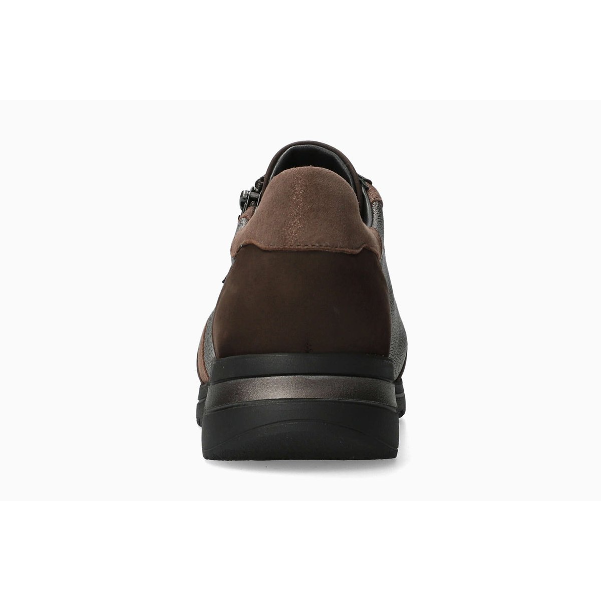 Baskets en cuir textile MILLENA marron foncé p5150039, MEPHISTO