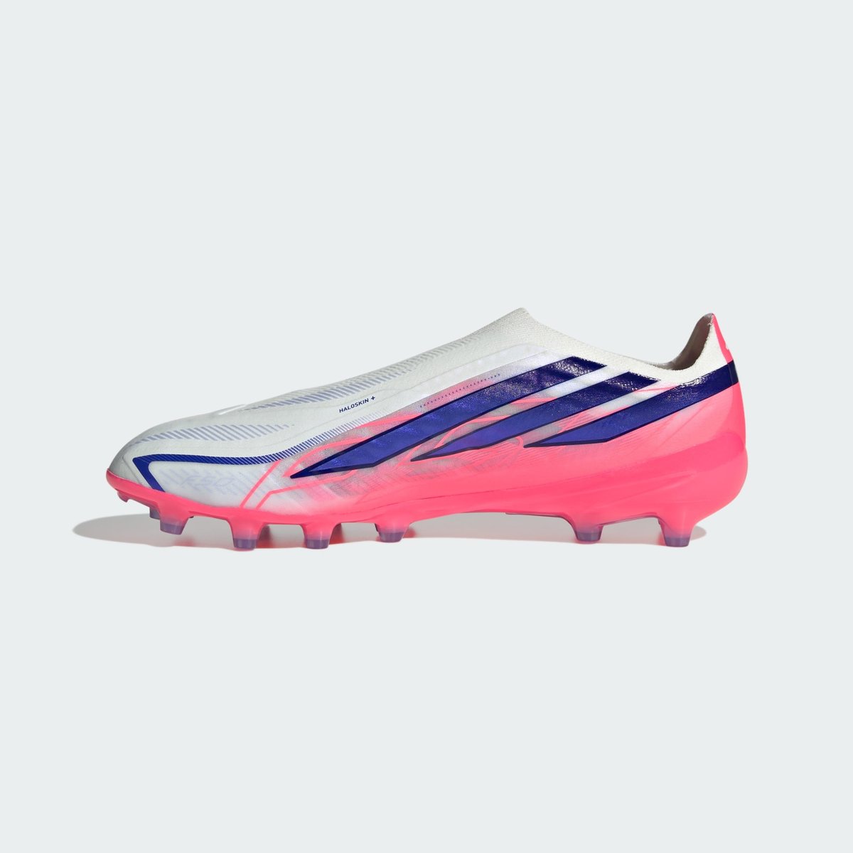 Chaussure De Football Sans Lacets F50 Hyperfast Pro Terrain Synthétique Chaussure De Football Sans Lacets F50 Hyperfast Pro Terrain Synthétique cloud white / solar purple / solar turbo, adidas Performance