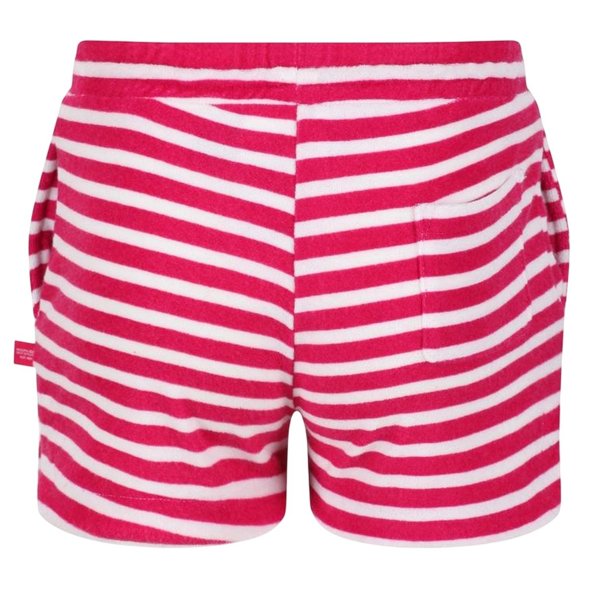 Short de jogging motif/style à rayures DAYANA rose foncé / blanc à rayures, REGATTA