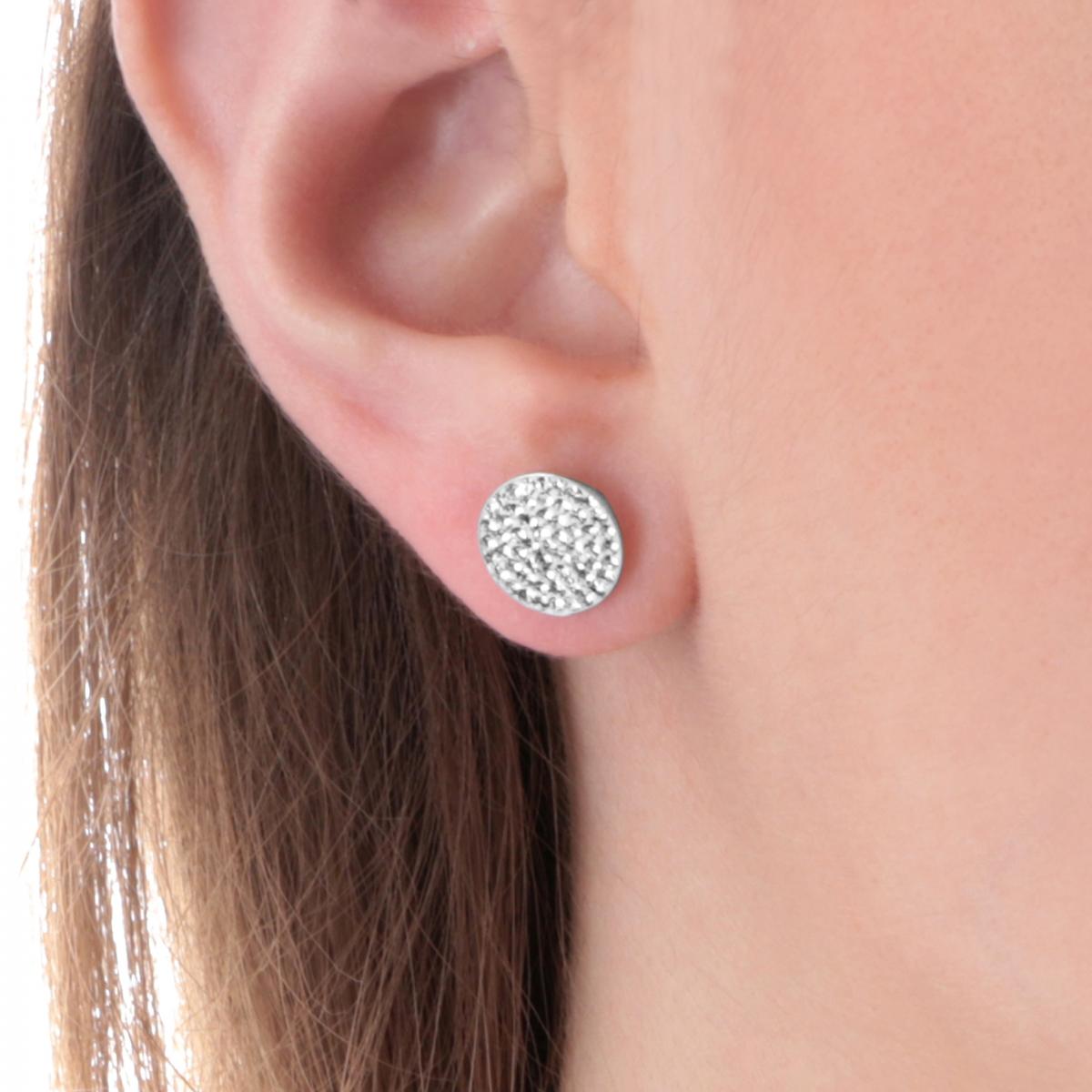 Boucles D'oreilles En Argent 925 Crystal argent, BLUESPIRIT