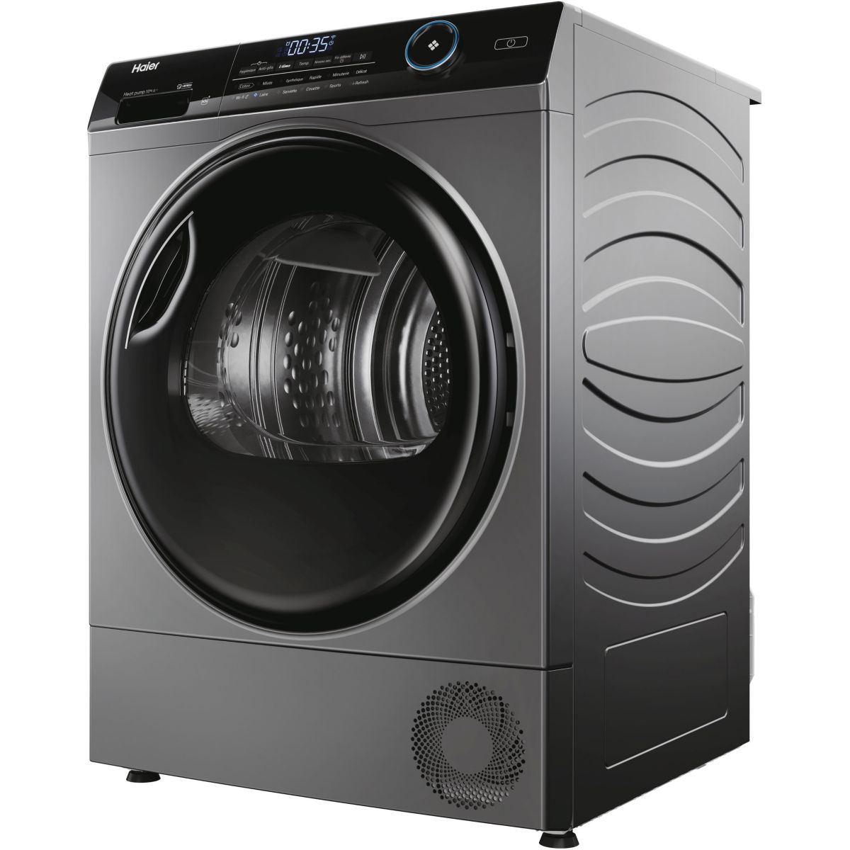 Sèche linge pompe à chaleur HD100-A2959RE-FR silver, HAIER
