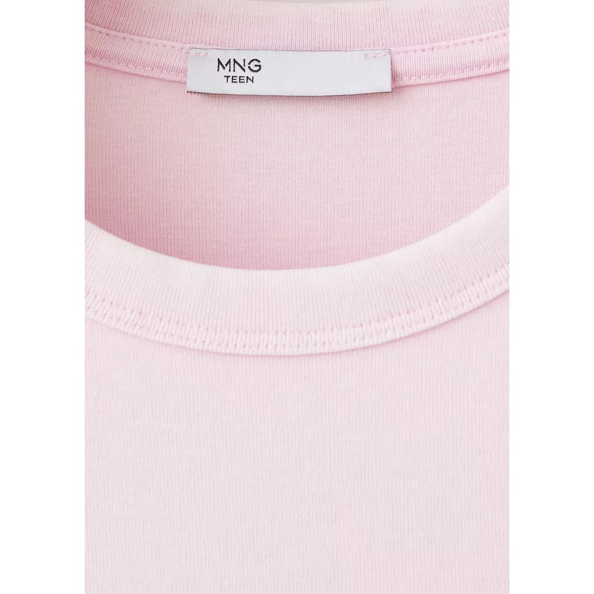 T-shirt coton manches longues rose, MANGO TEEN