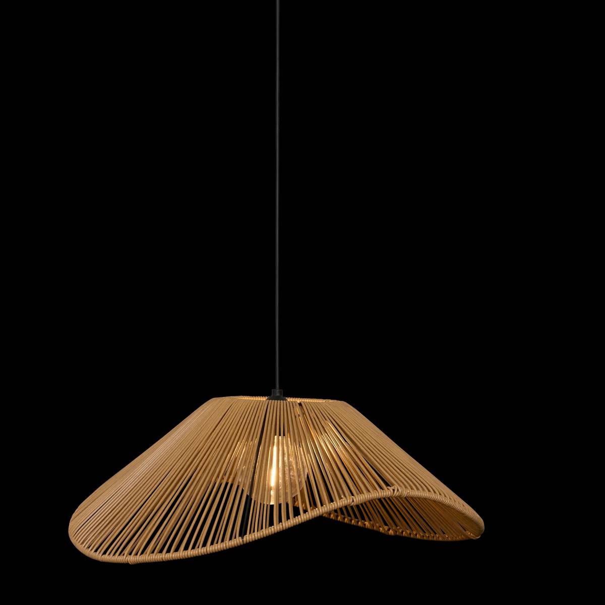 Suspension extérieure sans ampoule MYHA beige, ATMOSPHERA