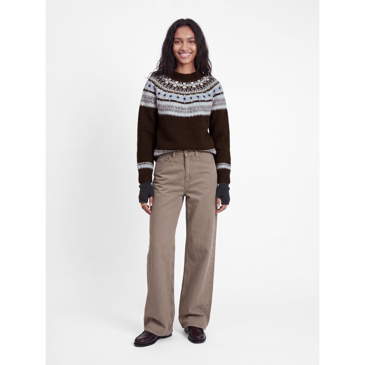 Pull En Maille marron - demitasse 1, JJXX