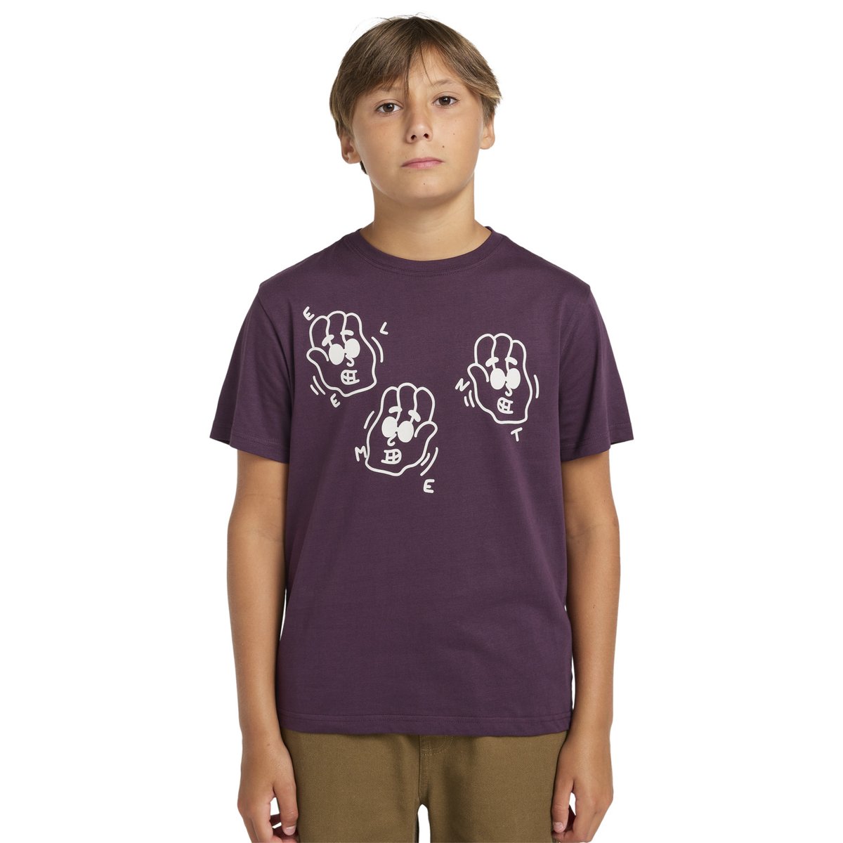 T-shirt à manches courtes SAY HI violet plum perfect, ELEMENT