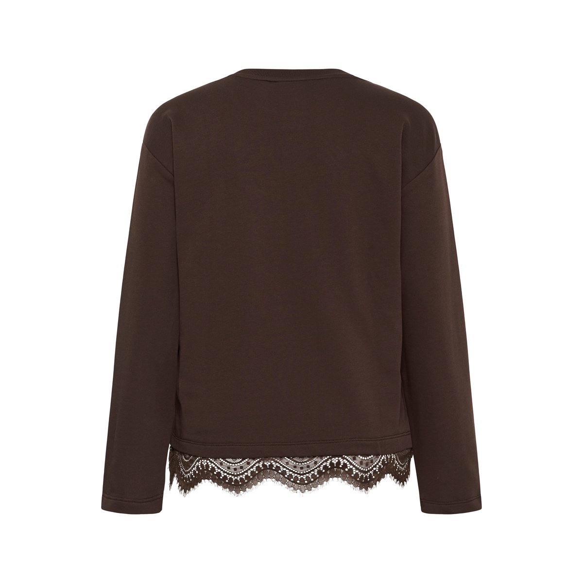 Sweatshirt marron coffee bean, KAFFE CURVE