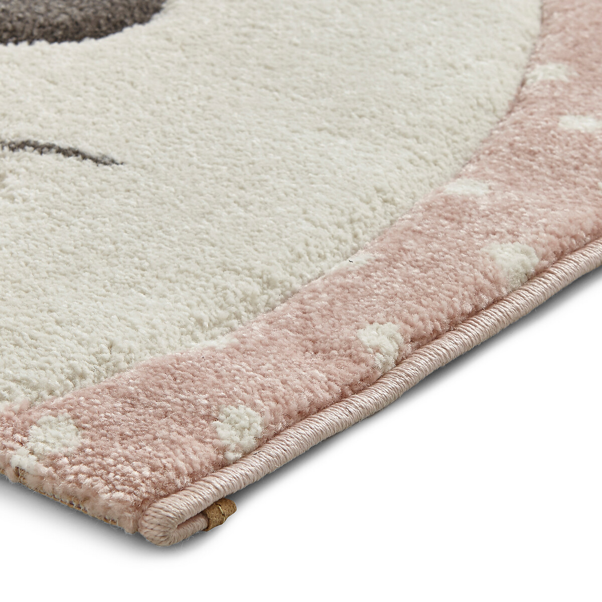 Kids Bunny Spot Patterned Rug pink, SO'HOME