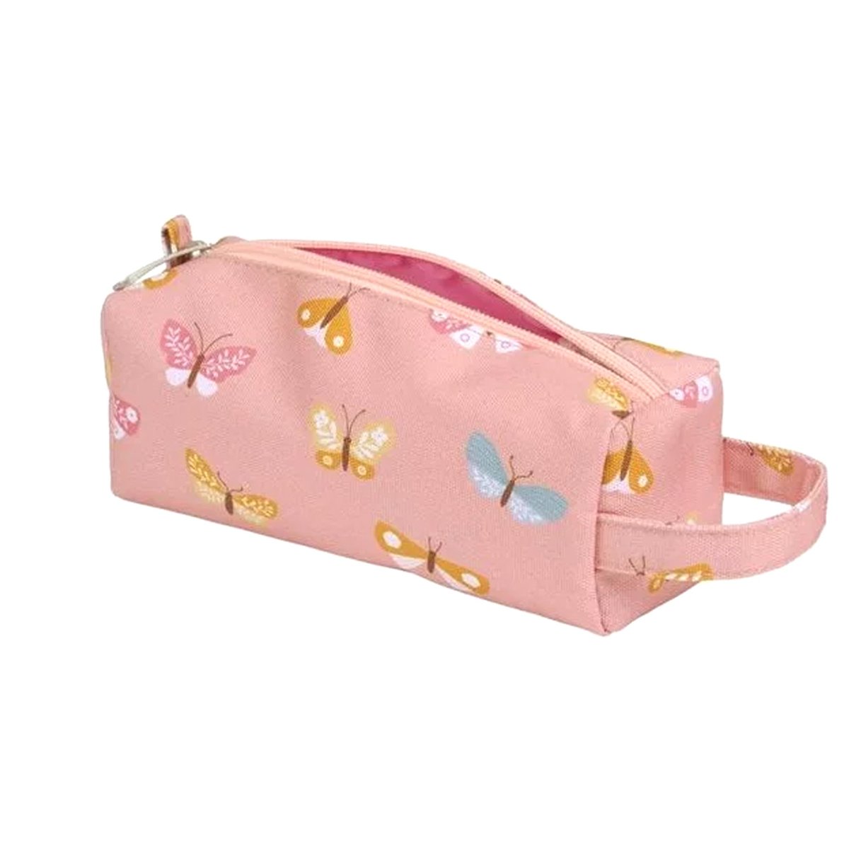 Trousse scolaire enfant avec poignée rose, A LITTLE LOVELY COMPANY