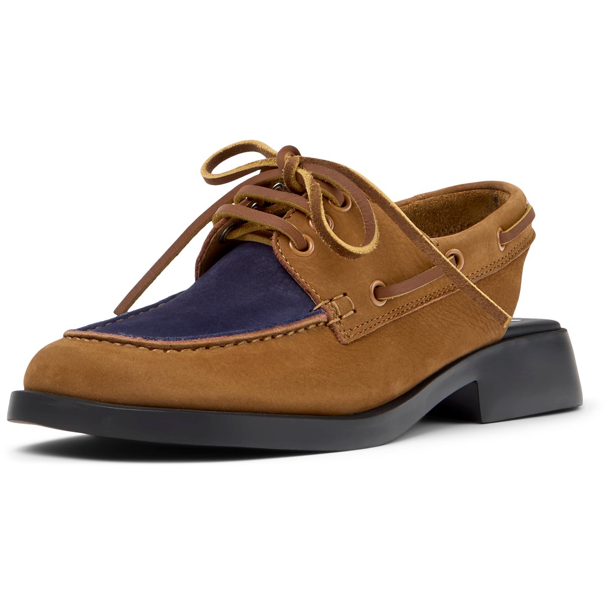 Mules Cuir DONNA bleu marron, CAMPER