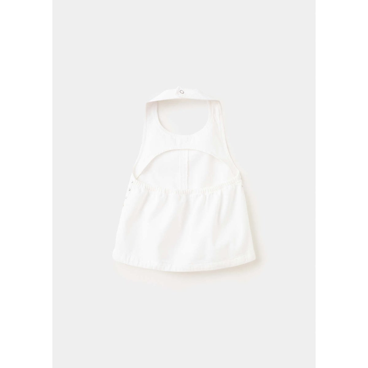Top halter à clous dos ouvert blanc, MANGO KIDS
