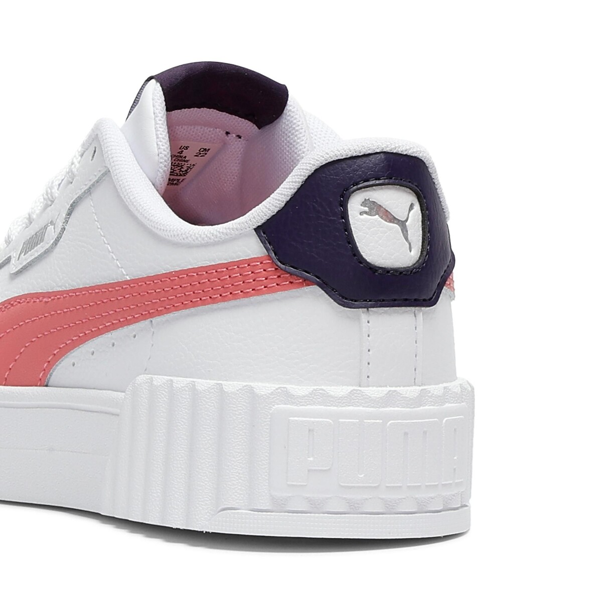 Baskets Carina 3.0 blanc/corail, PUMA