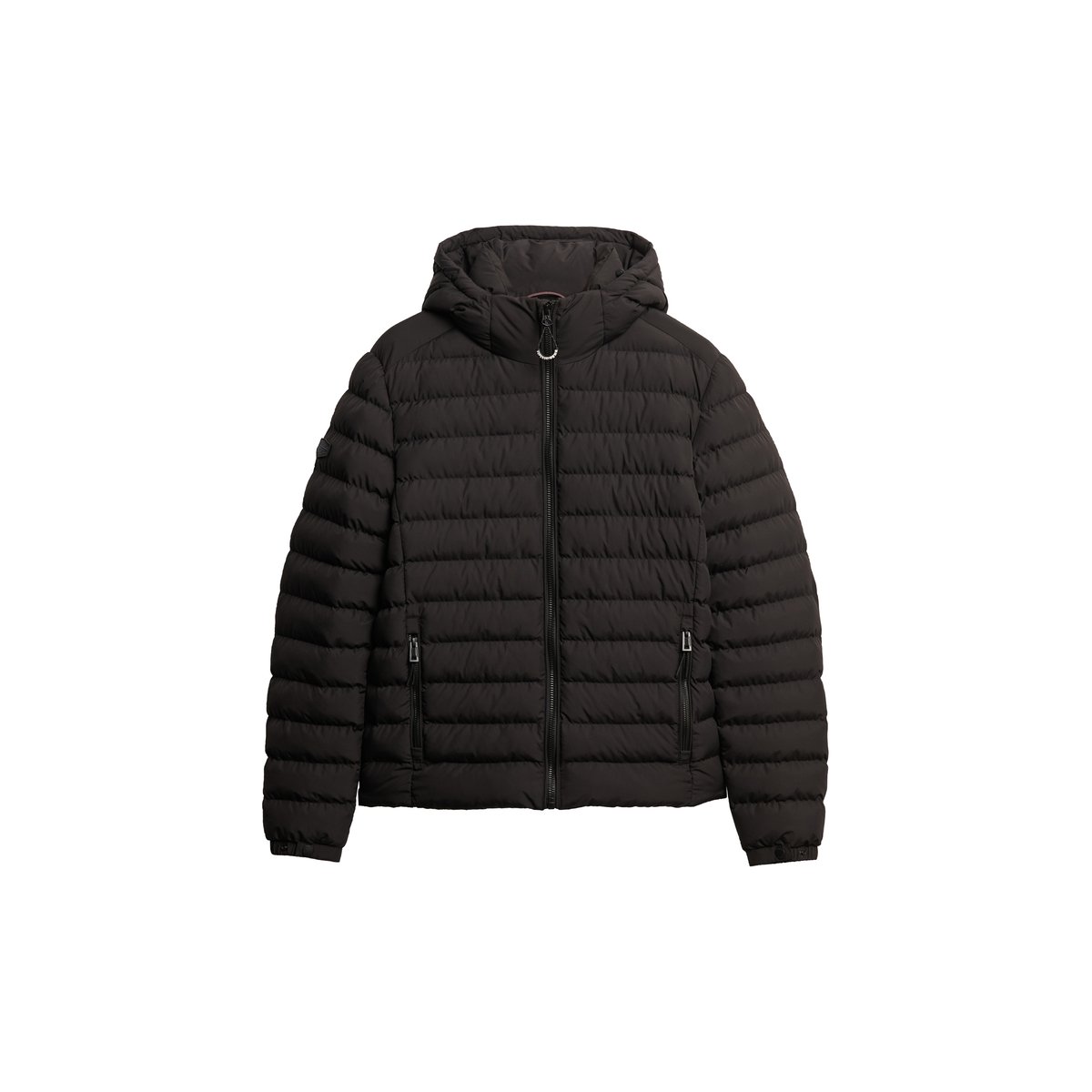 Doudoune Fuji à Capuche noir, SUPERDRY