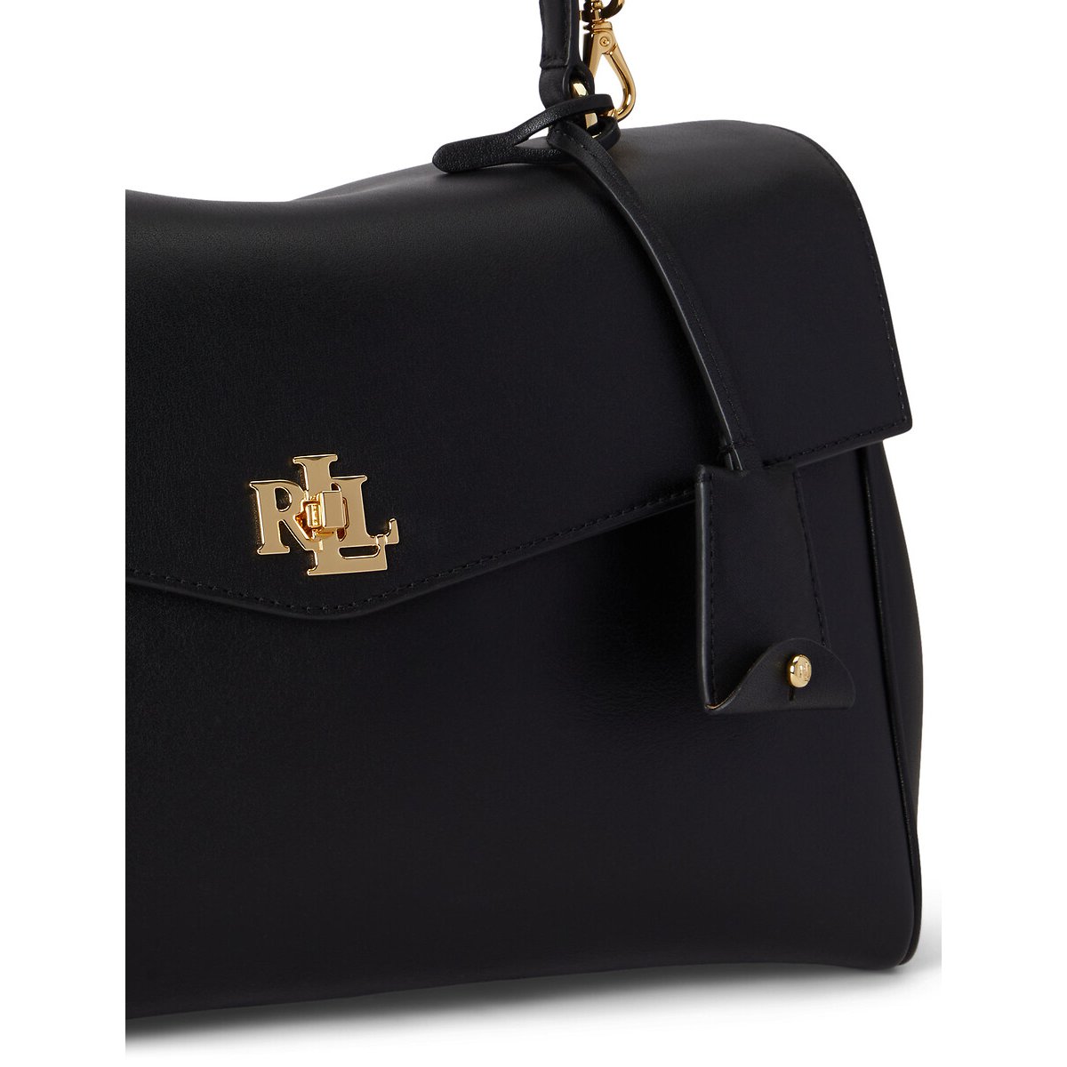 Sac à main en cuir, FARRAH MEDIUM noir, LAUREN RALPH LAUREN