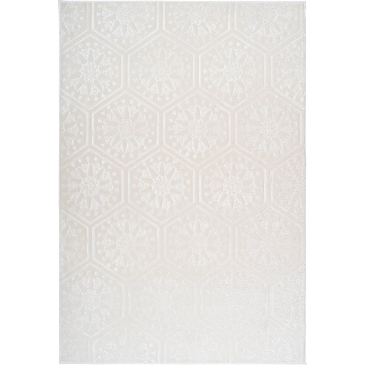 Tapis rectangulaire tufté main, MONROE blanc, ARTE ESPINA