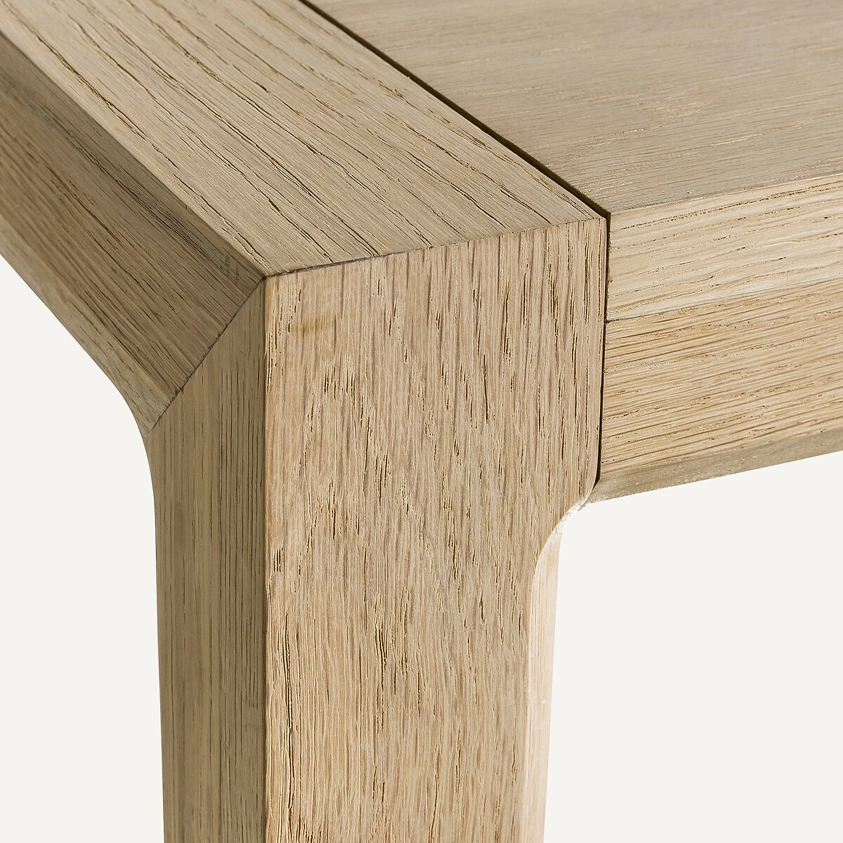 Table rectangulaire, en chêne massif et plaqué chêne, 6 à 8 couverts, NIZOU chêne, AM.PM X EMMANUEL GALLINA
