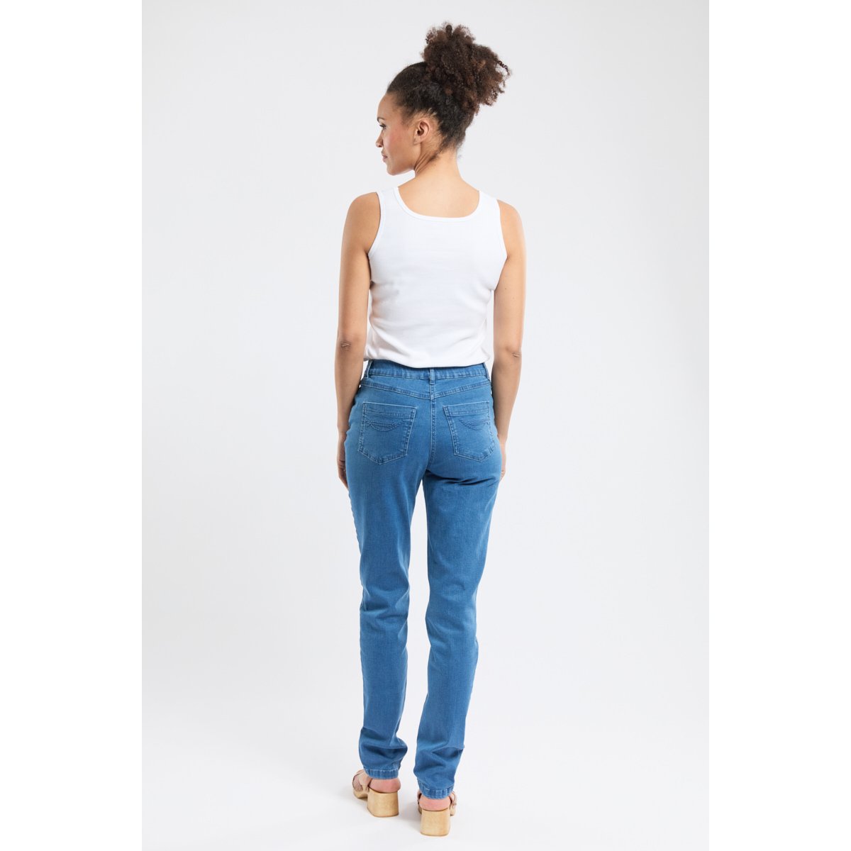 Jeans coupe slim en extensible APACHE denim, KARTING
