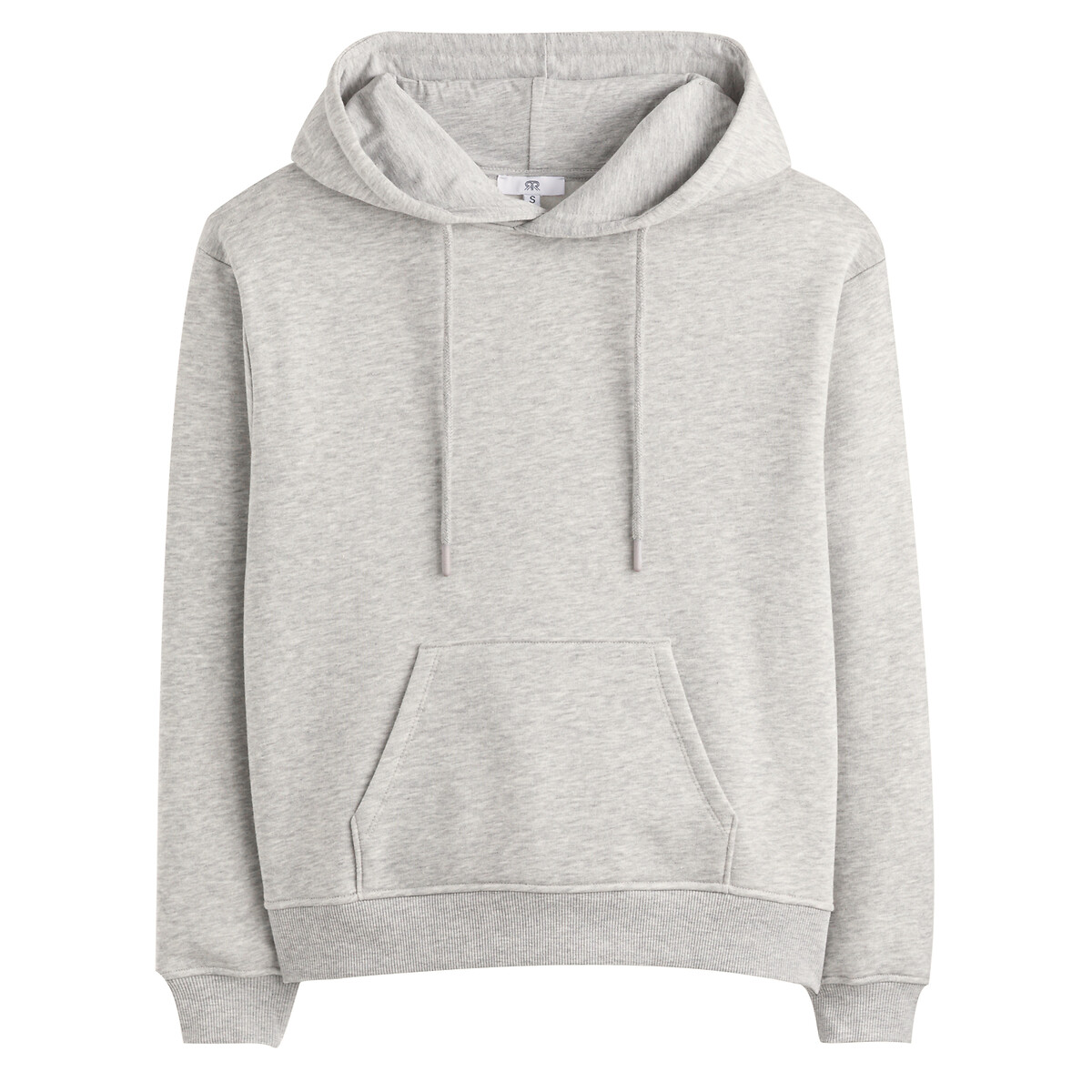 Felpa con cappuccio grigio chiné , LA REDOUTE COLLECTIONS