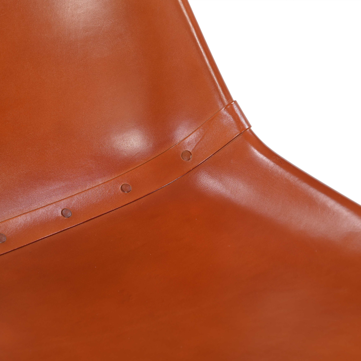 Chaise en cuir L45 cm - ROCKIE noir, SIGNATURE