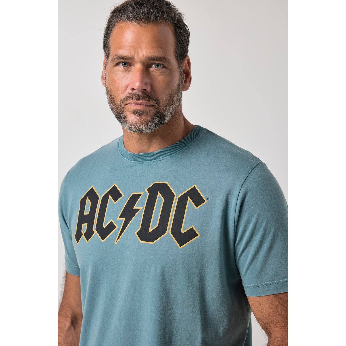 T-shirt du groupe AC/DC frêne turquoise, JP1880