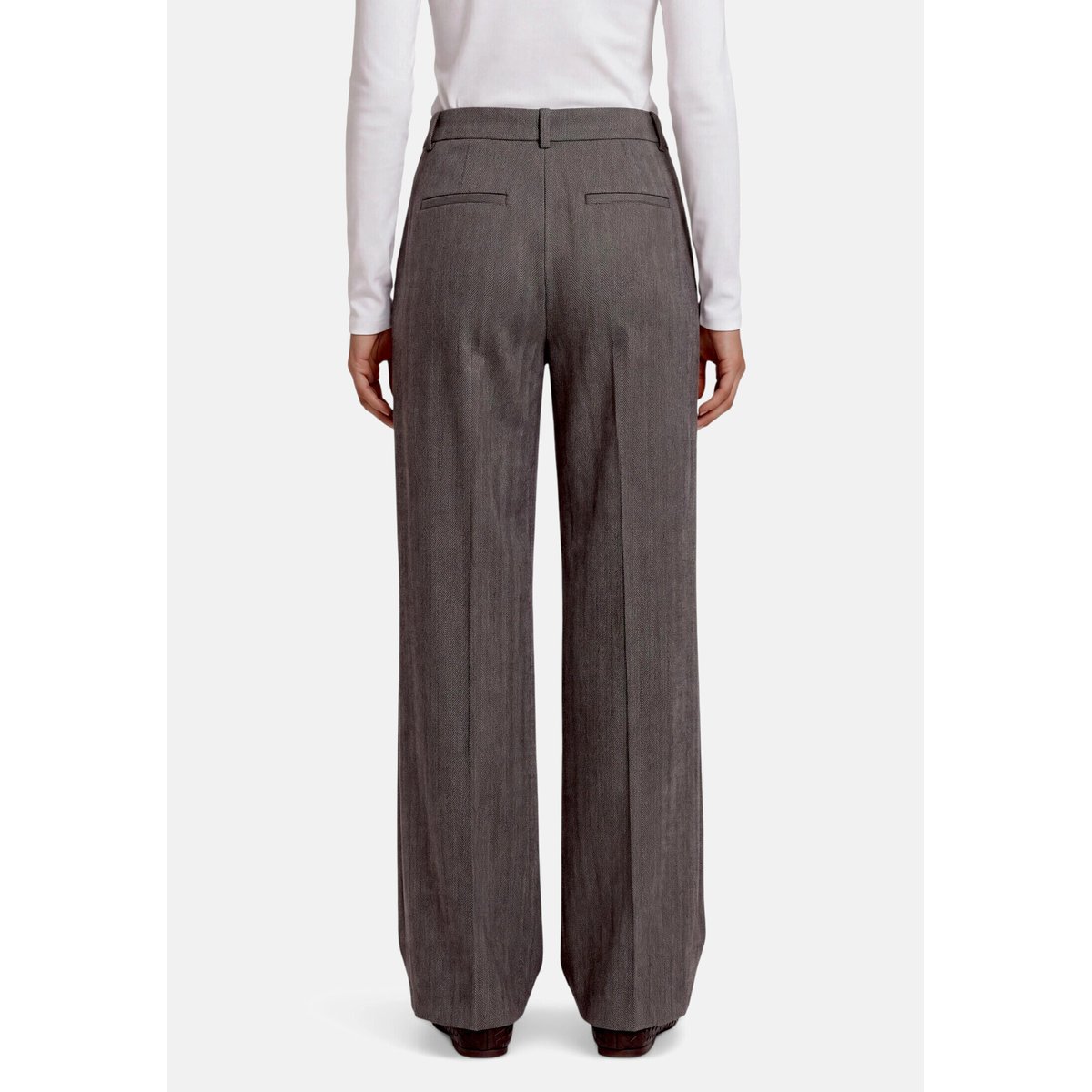 Pantalon casual à nervures black/beige, ZERO
