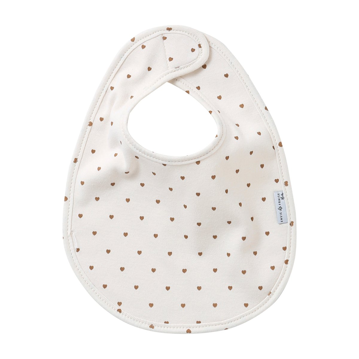 Semainier de bavoirs Léopard beige, ENVIE DE FRAISE