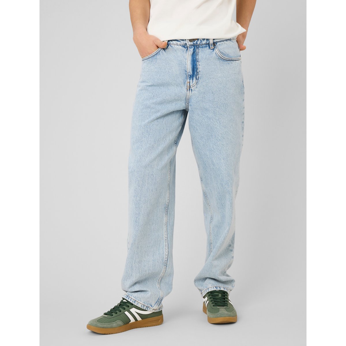 Jean loose bleach bleu clair, BZB