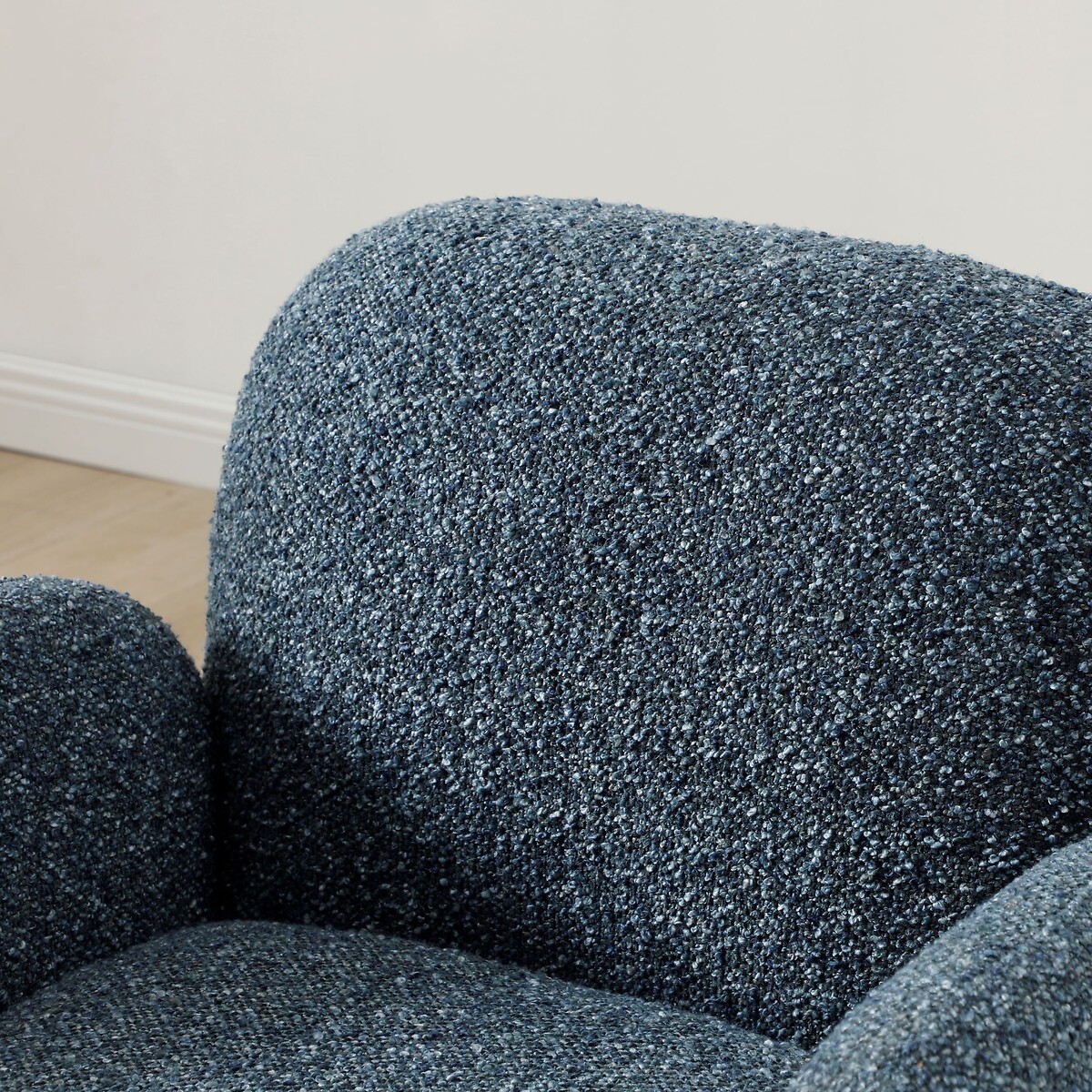Bibi Boucle Weave Swivel Armchair navy, ÉDITÉ