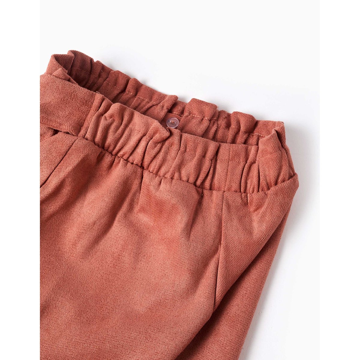 Short en maille interlock avec ceinture intégrée marrón, ZIPPY