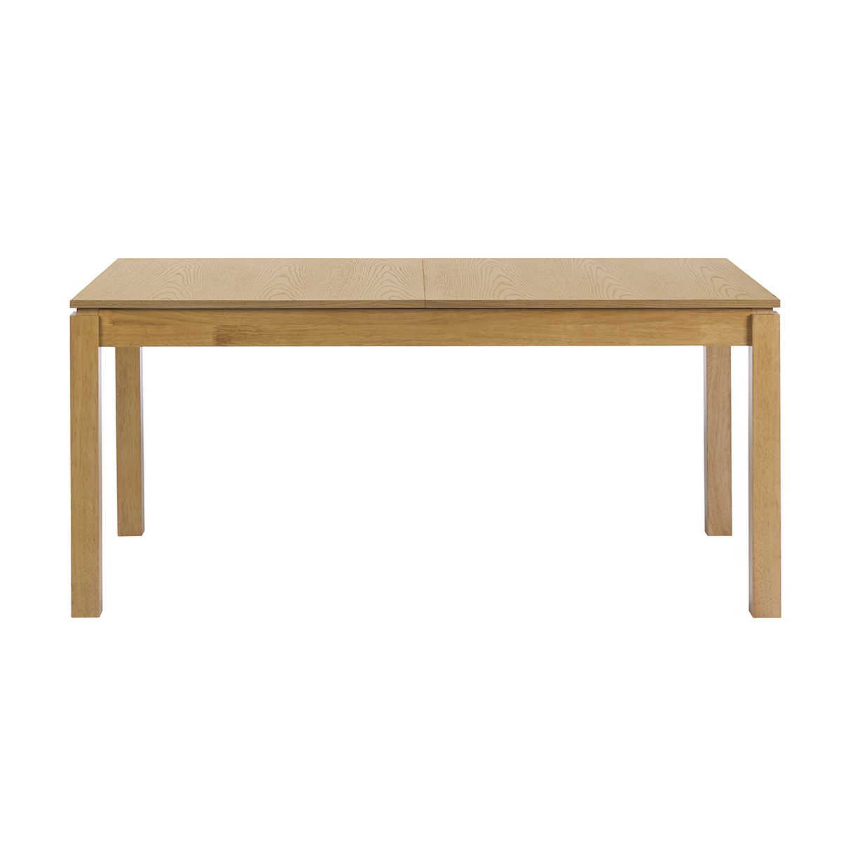 Table extensible avec rallonges intégrées en bois clair chêne L170-230 cm SYLVA couleur unique, MILIBOO