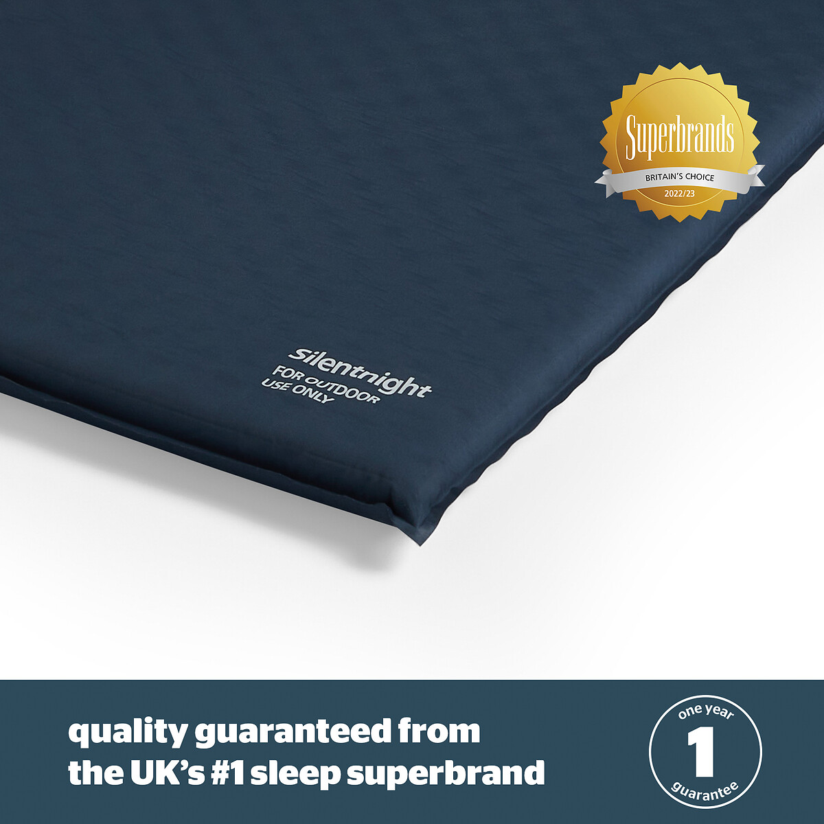 Self Inflating Mattress - Single navy, SILENTNIGHT