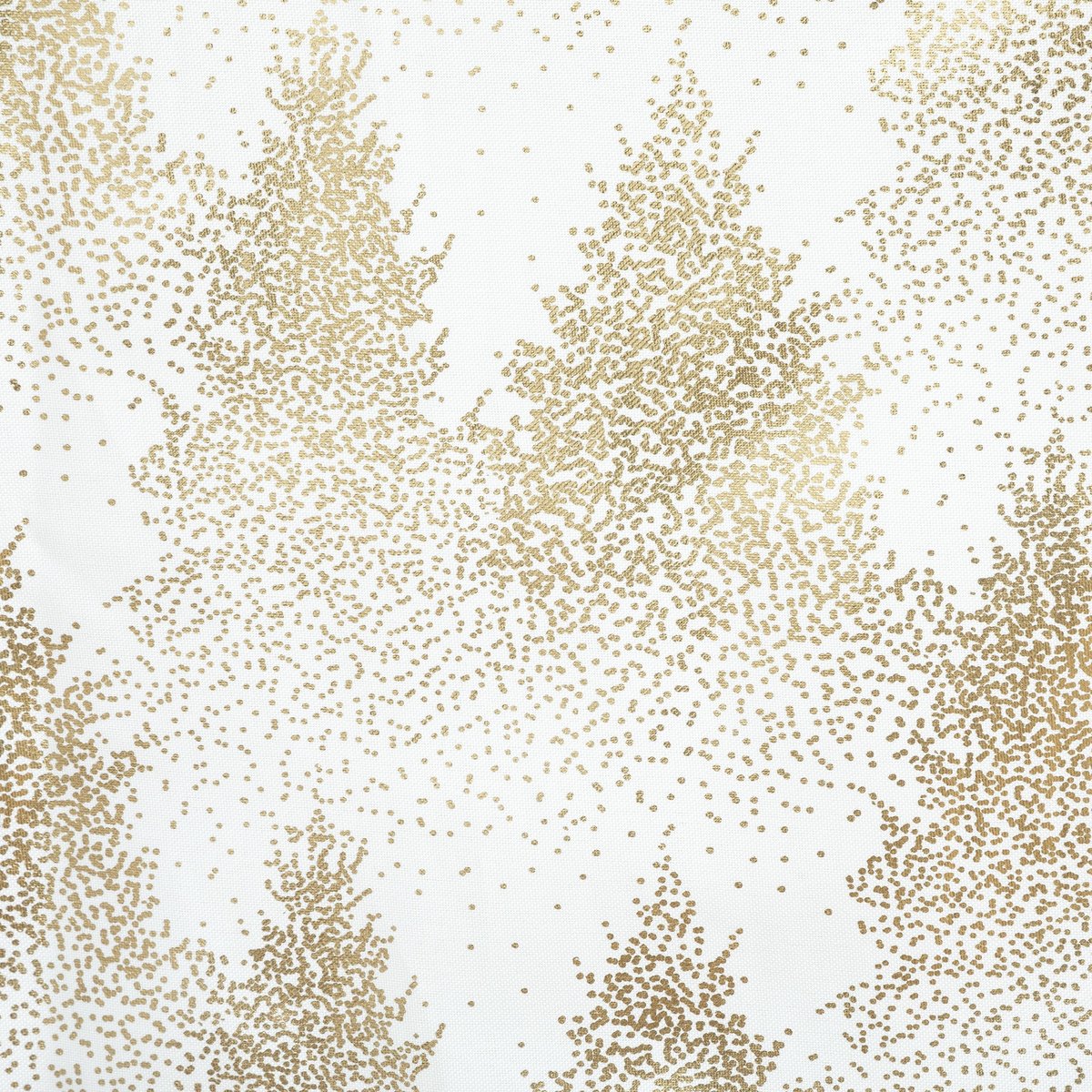 Nappe de Noël rectangulaire imprimée sapins blanc, ATMOSPHERA