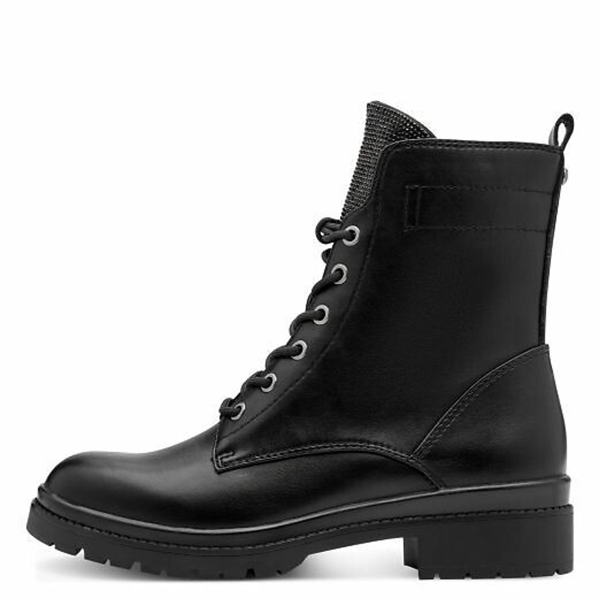 Lace-Up Ankle Boots black, TAMARIS