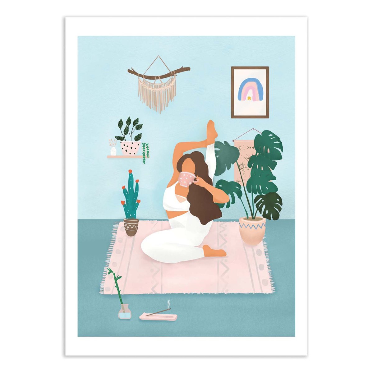 Affiche d'art - Yoga Time - Petra Lizde affiche d'art, WALL EDITIONS