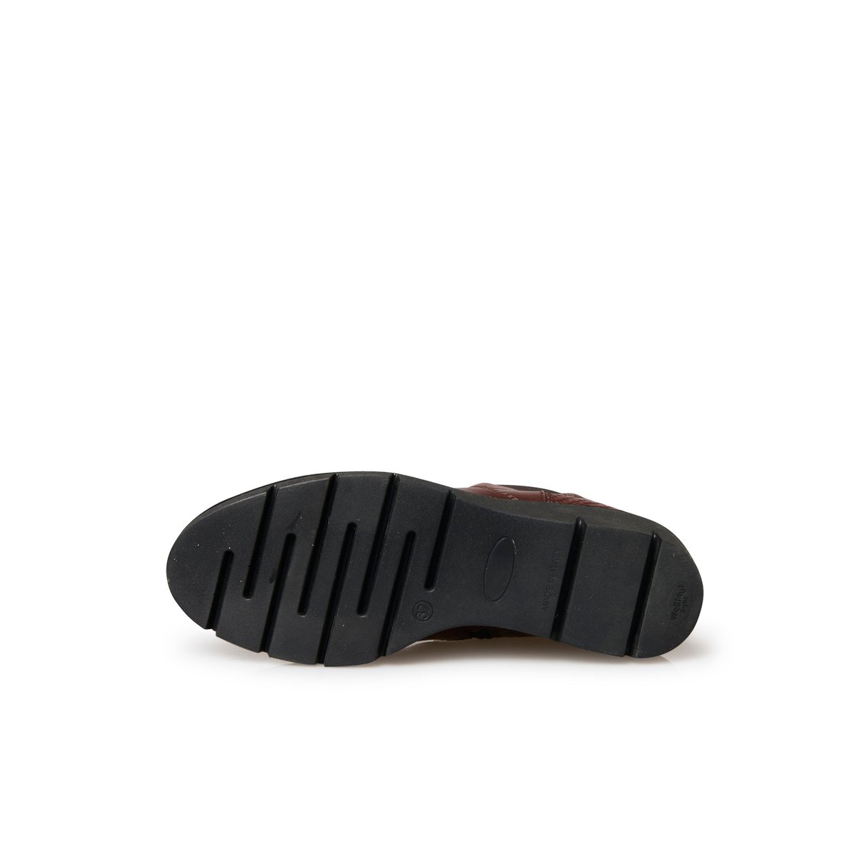Boots compensées crantées talon 5 cm noir, PEDICONFORT