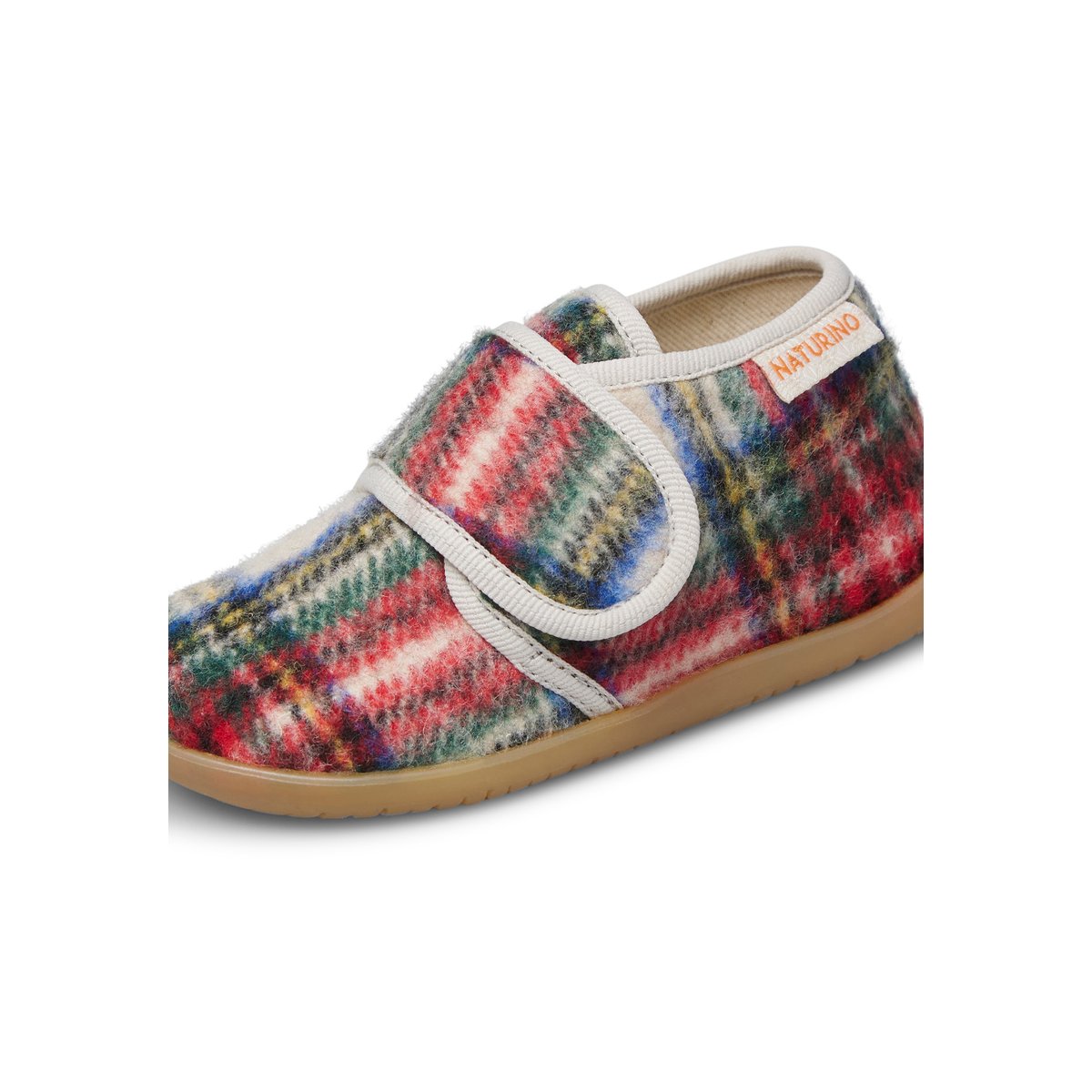 Pantoufles en tissu HOME multicolore-, NATURINO