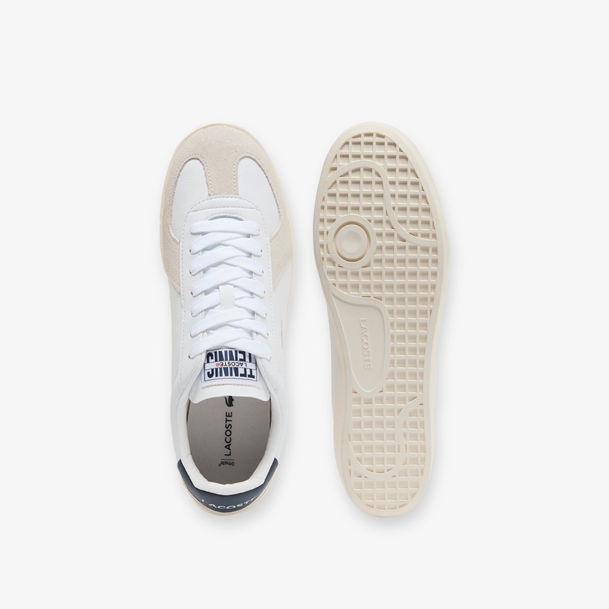 Sneakers Baseshot Pro homme en cuir blanc-042, LACOSTE