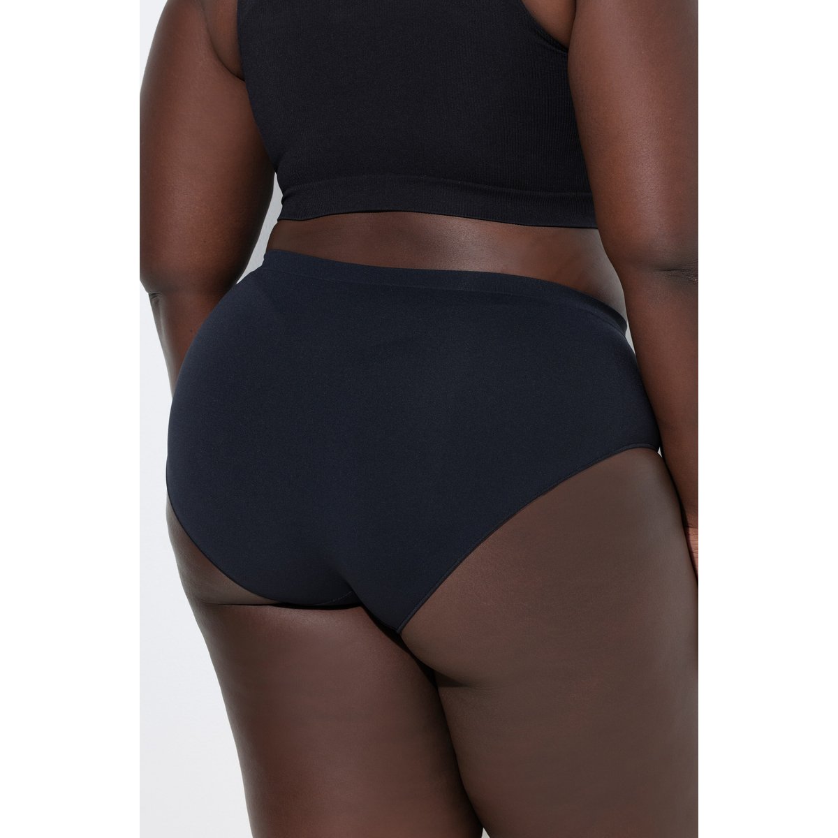 Lot de 2 culottes midi, sans coutures poudre, ULLA POPKEN