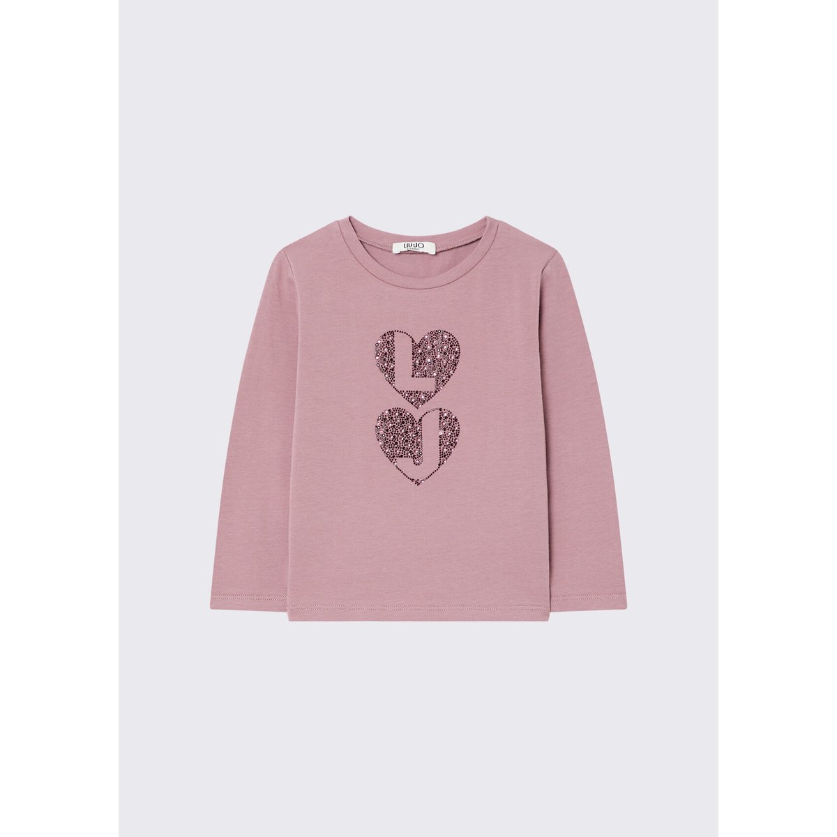 T-shirt a manches longues avec imprimé orchidée, LIU JO