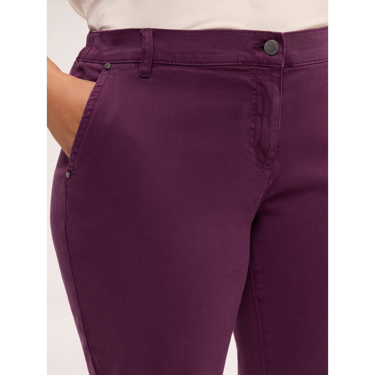 Pantalon chino violet, FIORELLA RUBINO