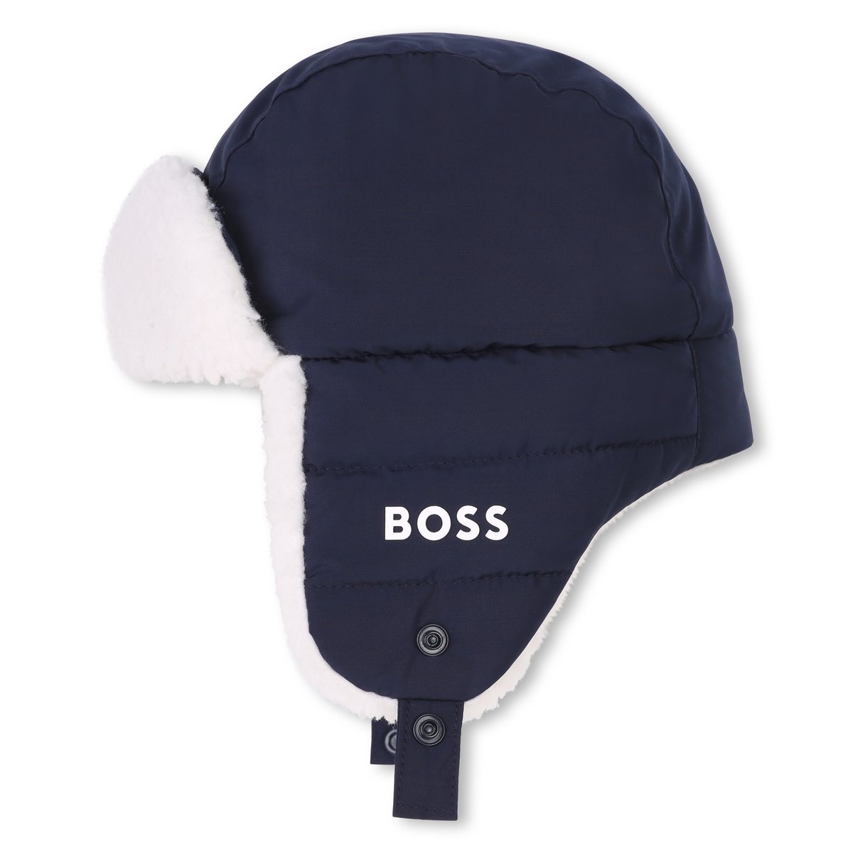 Chapka en polaire bleu cargo, BOSS KIDSWEAR