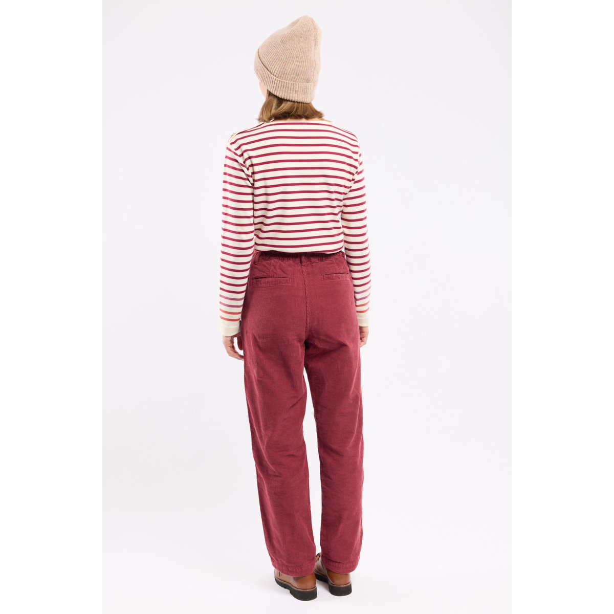 Pantalon à pont velours - coton betterave, ARMOR-LUX