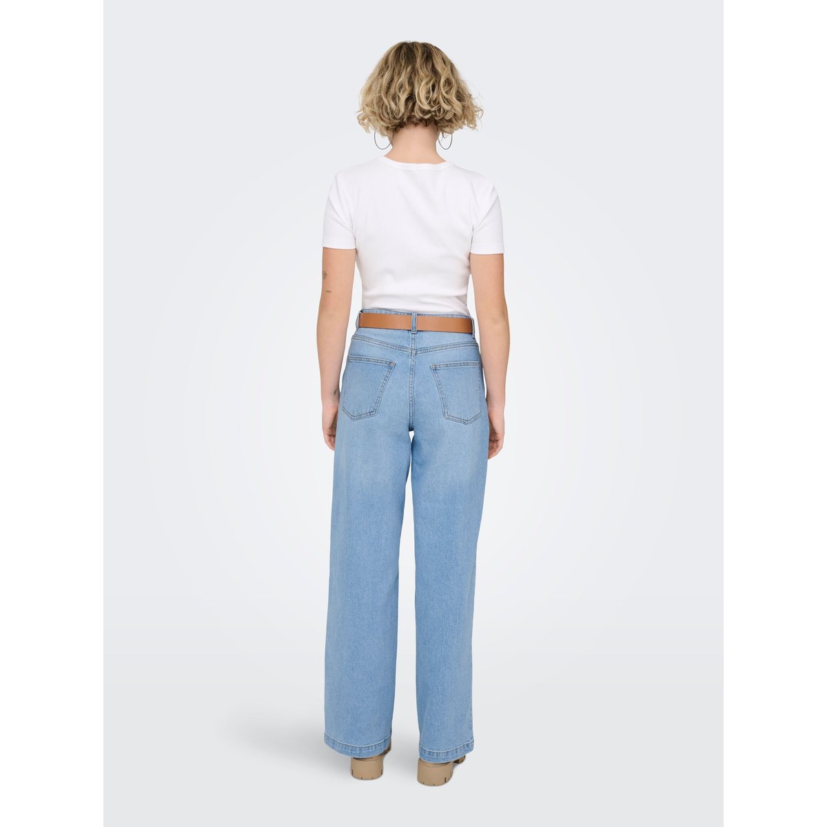 Jean À Jambe Large light blue denim, ONLY