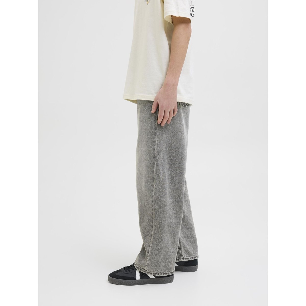 Jean Extra Baggy Fit grey denim, JACK & JONES JUNIOR