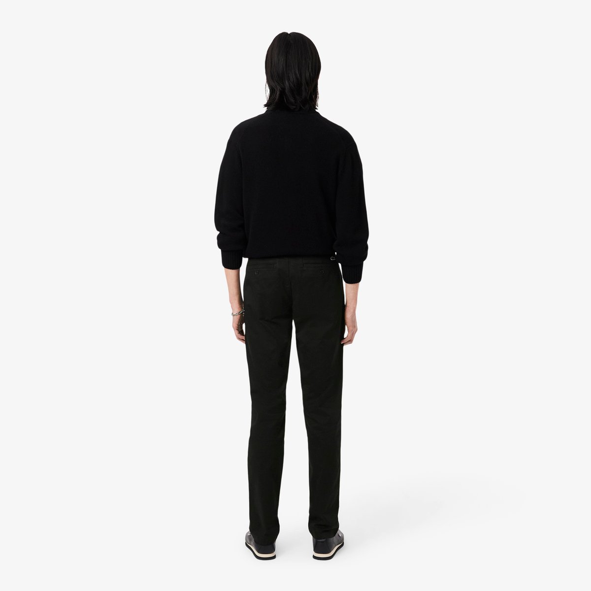 Chino twill stretch slim fit noir-031, LACOSTE
