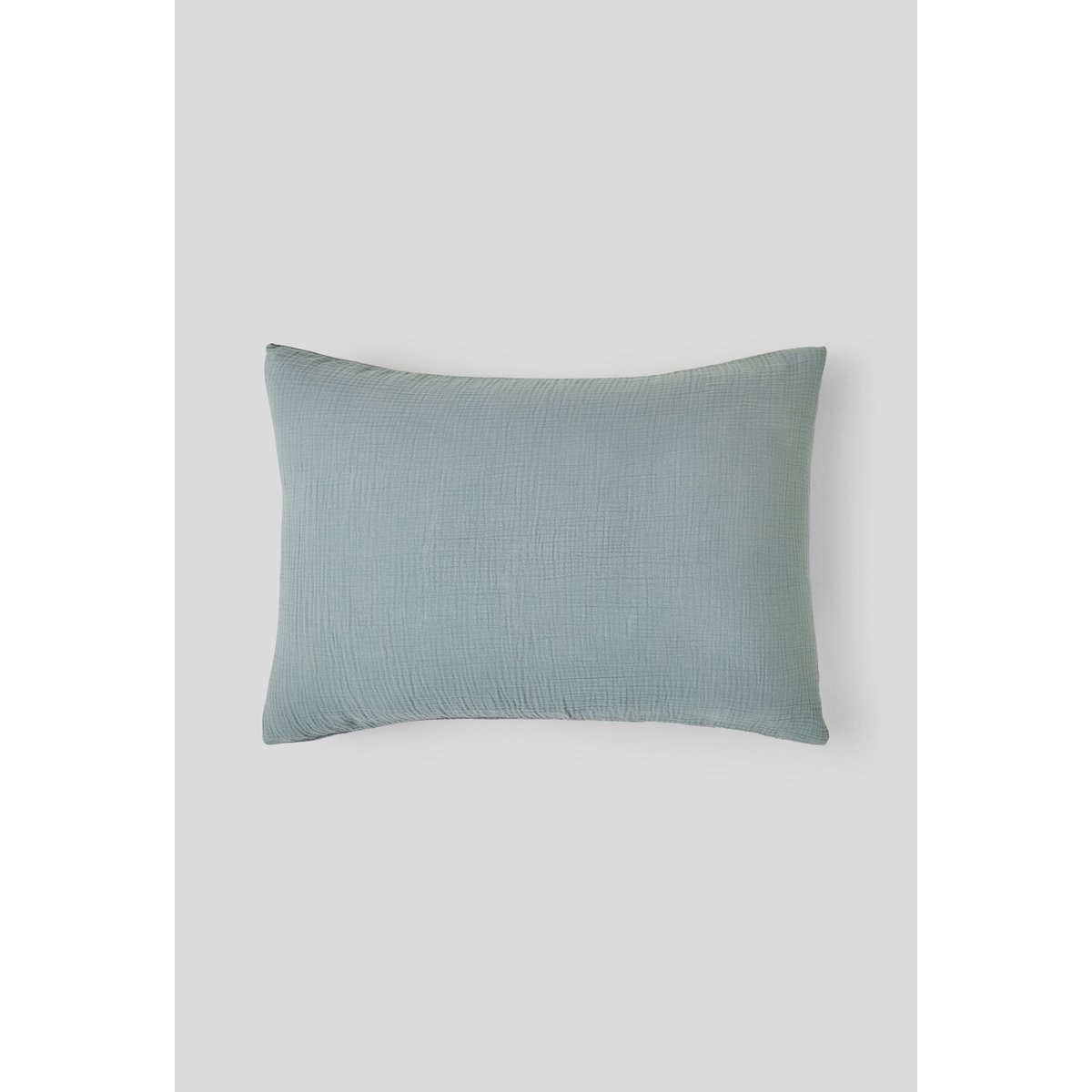 Taie d'oreiller rectangulaire, 50x70 cm, 100% coton bio, OEKOTEX algue, MONOPRIX